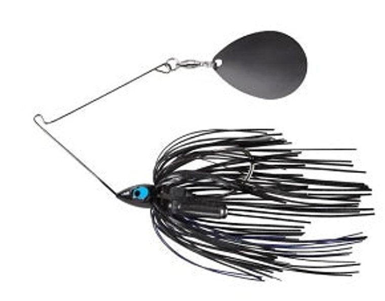 War Eagle Night Time Spinnerbait 1/2oz BNK Black Blue, made by War Eagle Baits -