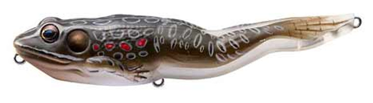 Koppers Walking Frog 4 1/8\" 5/8oz Yellow/Black, made by Live Target Baits -