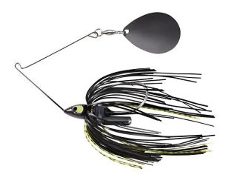 War Eagle Night Time Spinnerbait 1/2oz BNK Black Chart, made by War Eagle Baits -