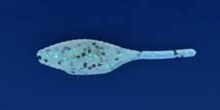 Bass A Tiny Shad 1.5" 15ct Green Moon, made by Bass Assassin Baits -