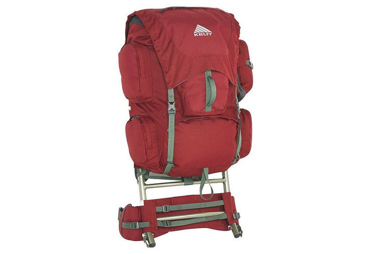 Kelty Trekker 65 M/L Garnet Red External Frame Pack, made by Kelty - 22620516GRD