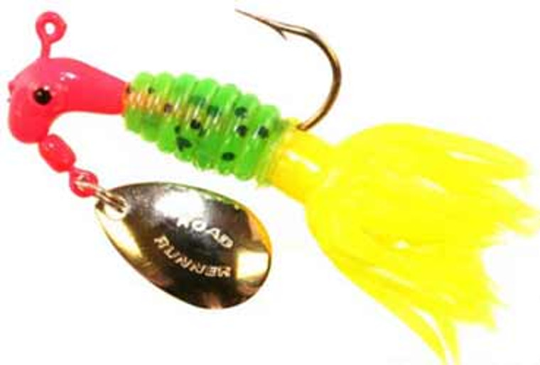 Blakemore Crappie Tamer 1/8 2ct Red/Watermelon/Yellow, made by Blakemore -