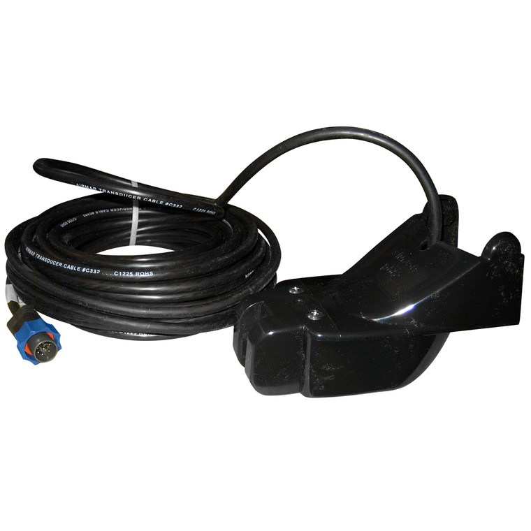 Lowrance P66-BL Transom Mount Triducer Multisensor Blue Connector, made by Lowrance - P66-BL