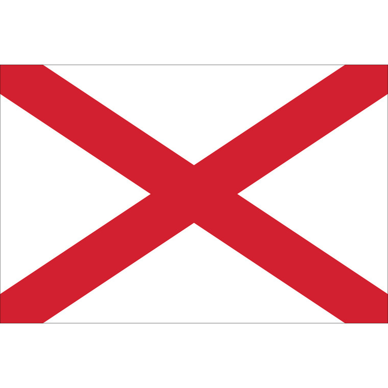 Alabama State Flag Nylon, made by Flagsource -