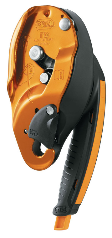 Petzl I’D Self-braking descender, made by Petzl -