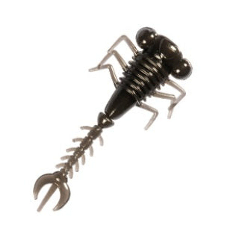 Z-MAN LARVAZ 1.75" BLACK 8 PACK, made by Z-Man Baits -