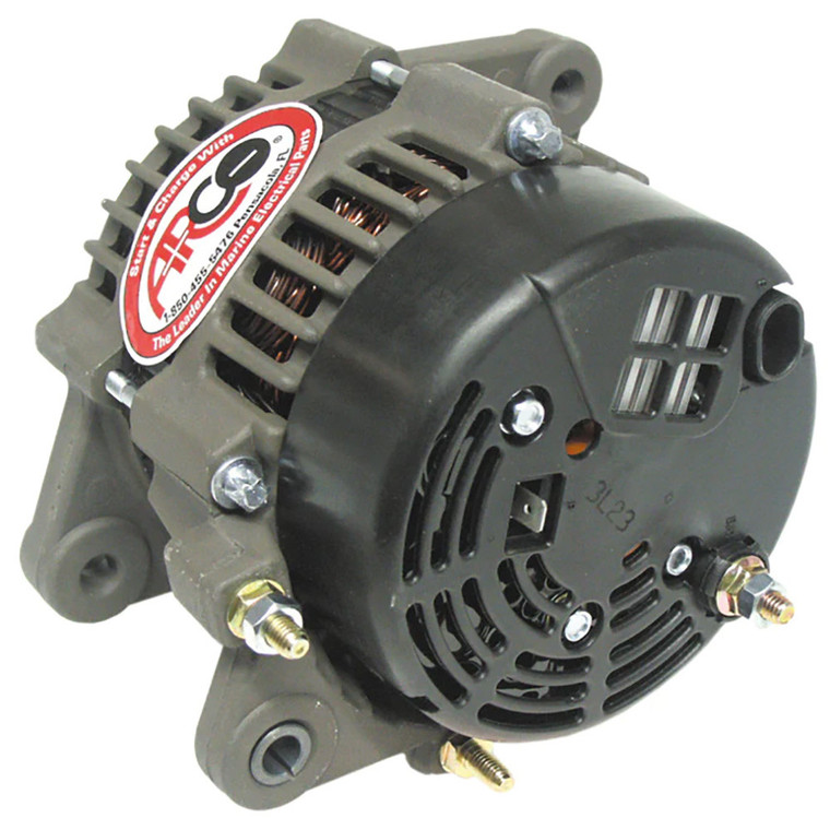 ARCO Marine Premium Replacement Alternator w/50mm Multi-Groove Pulley, made by ARCO MARINE - 20815