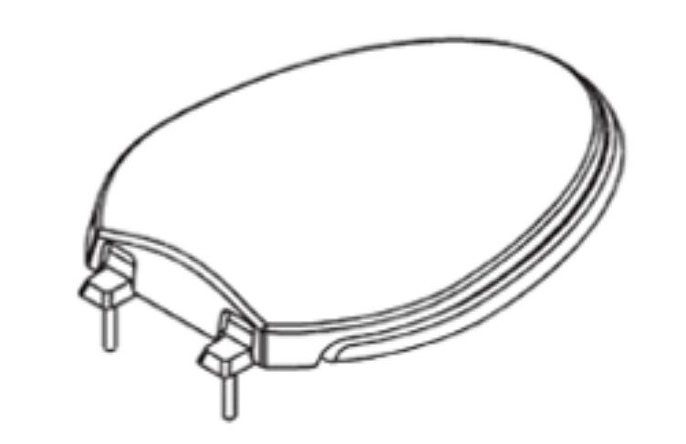 Aria Seat & Cover Assy- W, made by THETFORD - 33384