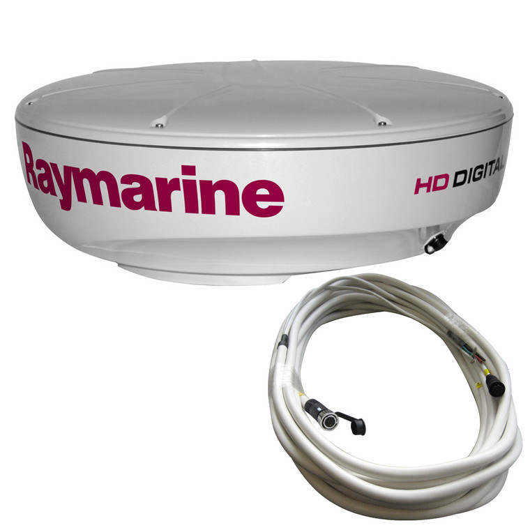 Raymarine RD418HD Hi-Def Digital Radar Dome w/10M Cable, made by Raymarine - T70168 Raymarine RD418HD Hi-Def Digital Radar Dome w/10M Cable, made by Raymarine - T70168