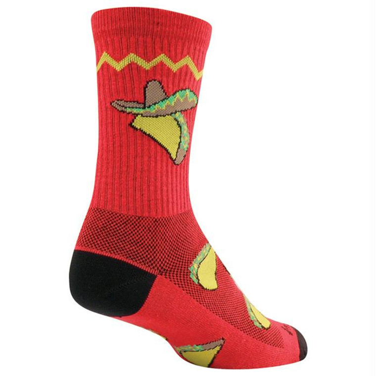 Taco Tuesday 6" Crew Sm/Md, made by Sockguy -