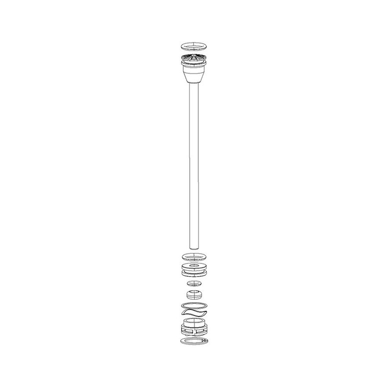 Spring - SID/Reba 120 Blk, made by RockShox - 11.4018.010.046