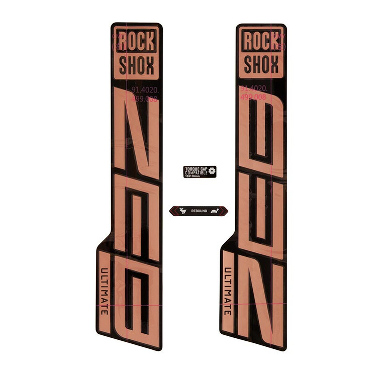 ZEB Ultimate Decal Kit, made by RockShox - 11.4018.105.051