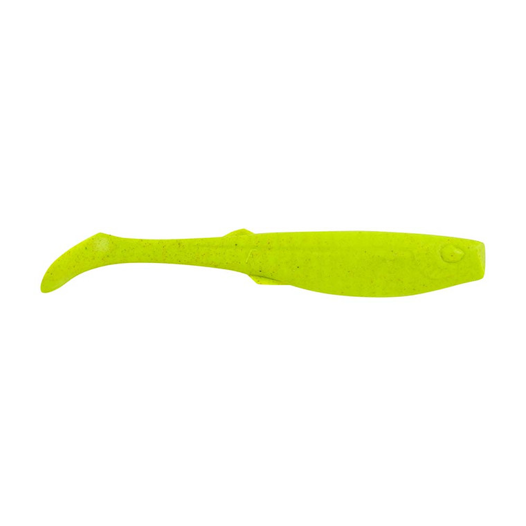 Berkley Gulp!® Paddleshad - 4" - Chartreuse, made by Berkley - 1545527