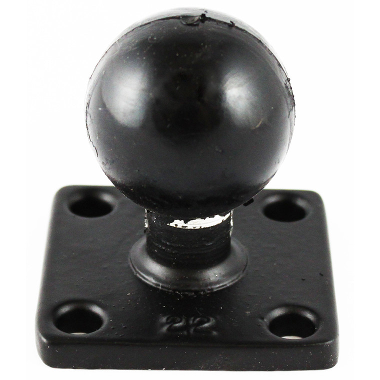 RAM Mount 2" x 2" Square Base w/1.5" Ball, made by RAM Mounting Systems - RAM-202U-22