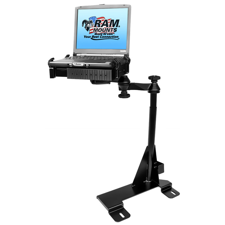 RAM Mount No-Drill Laptop Mount f/Ford Econoline Van (1995-2013), made by RAM Mounting Systems - RAM-VB-119-SW1