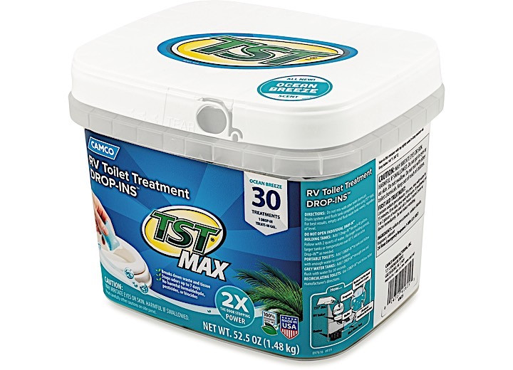 Tst Max Ocean Breeze Dropins 30/bucket, made by Camco - 41615