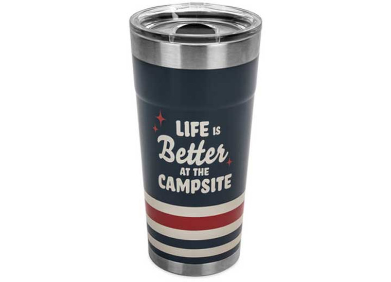 Libatc Wrapped Tumbler Dark Blue 20oz, made by Camco - 53326