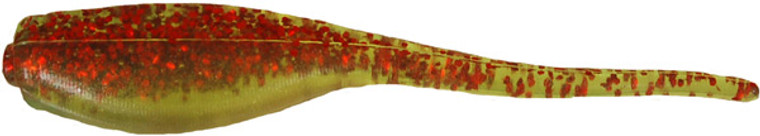 Garland 2" Baby Shad 18bg Cht/red, made by Gene Larew Baits - BGBS149-18