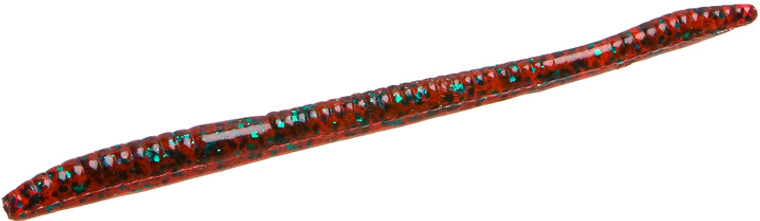 Zoom 43/4 Finesse Worm Redbug, made by Zoom Baits - 004-21