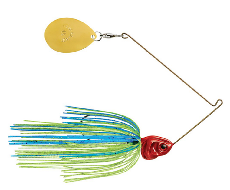 Booyah Covert 1/2oz Blu Cht/rd Hd Col, made by Booyah Baits - BYCVS12G5C725