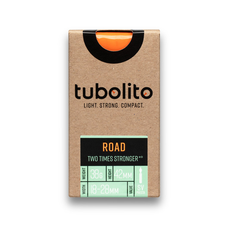 Tubolito Tubo ROAD 700C 18-28mm Tube 60mm SV, made by Tubolito -