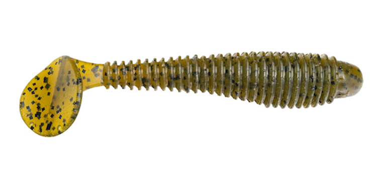 Strike King Rage Swimmer 3 1/4" Grn Pmkn, made by Strike King Baits - RGSW314-46