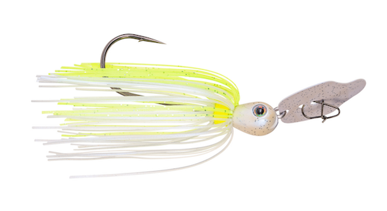 Strike King Thunder Cricket 3/8oz Cht/blue, made by Strike King Baits - TCVSJ38-873