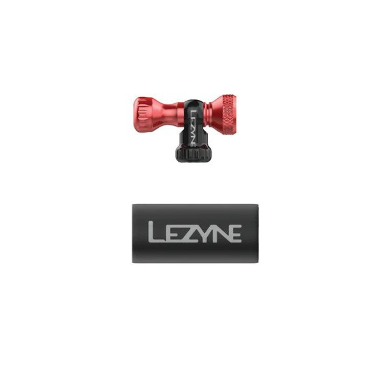 Lezyne Control Drive Co2 Head Only Gloss Red, made by Lezyne -