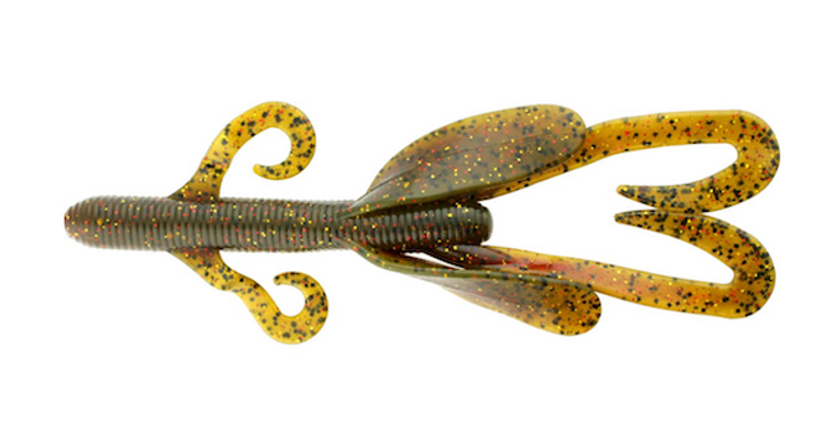 V & M B-swamp Hog 3.5" 10b Bloody Crw, made by Bayou Outdoors - BSWHBC10