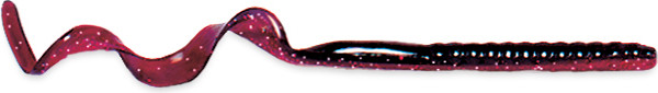 Culprit 7.5" Worm 18bg Red Shiny Shad, made by Culprit Baits - C720-51