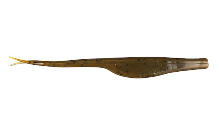 Yum 5" Breakn Shad 10pk Grn Pumpkin, made by Yum Baits - YBS508