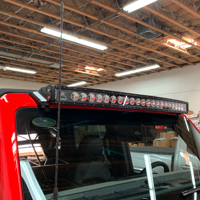 Bronco 40 Inch Windshield Light Bracket Kit Grimm Offroad, made by Grimm Offroad - GOR10405