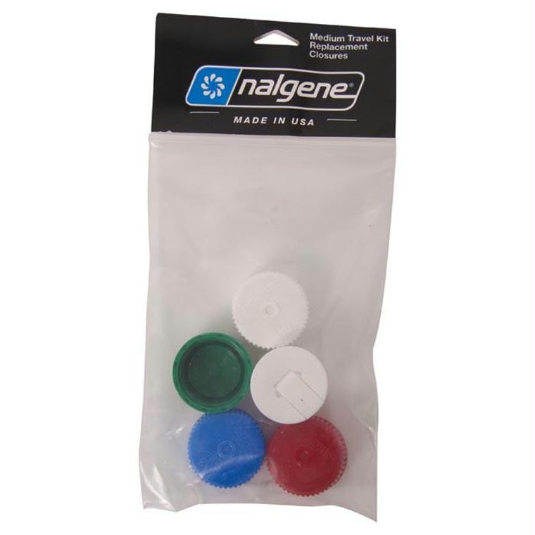 Travel Kit Replacement Caps, made by Nalgene -