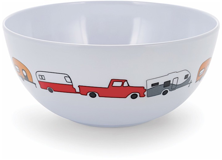 Life Is Better At The Campsite Bowl Rv Pattern Life Is Better At The Campsite Logo, made by Camco - 53222