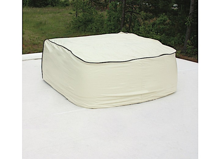 Air Conditioner Cover Vinyl Colonial White Duotherm Penguin, made by Camco - 45396