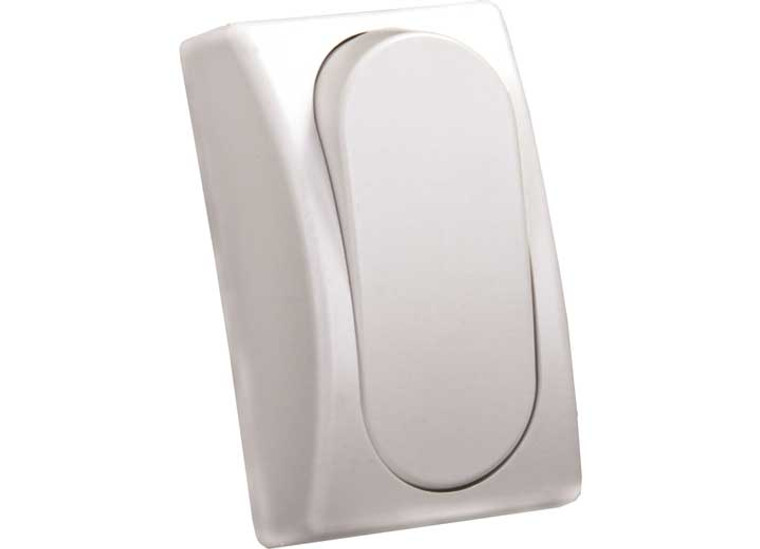Modular Spst On/off Single Switch White, made by JR PRODUCTS - 13575