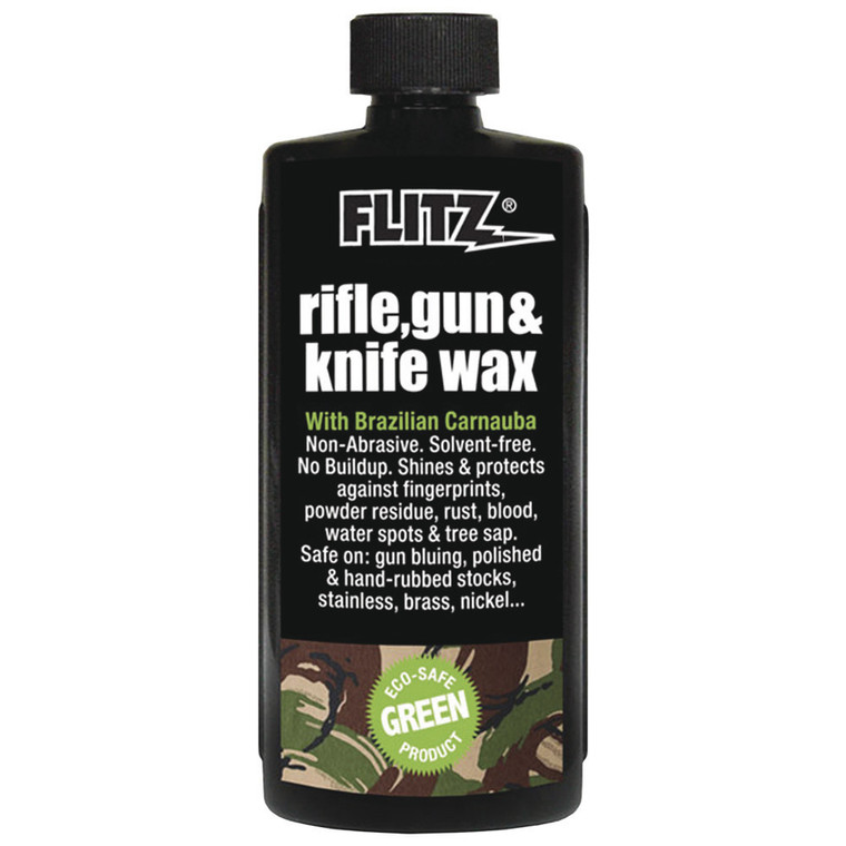 Flitz Rifle, Gun & Knife Wax - 7.6 oz. Bottle, made by Flitz - GW 02785