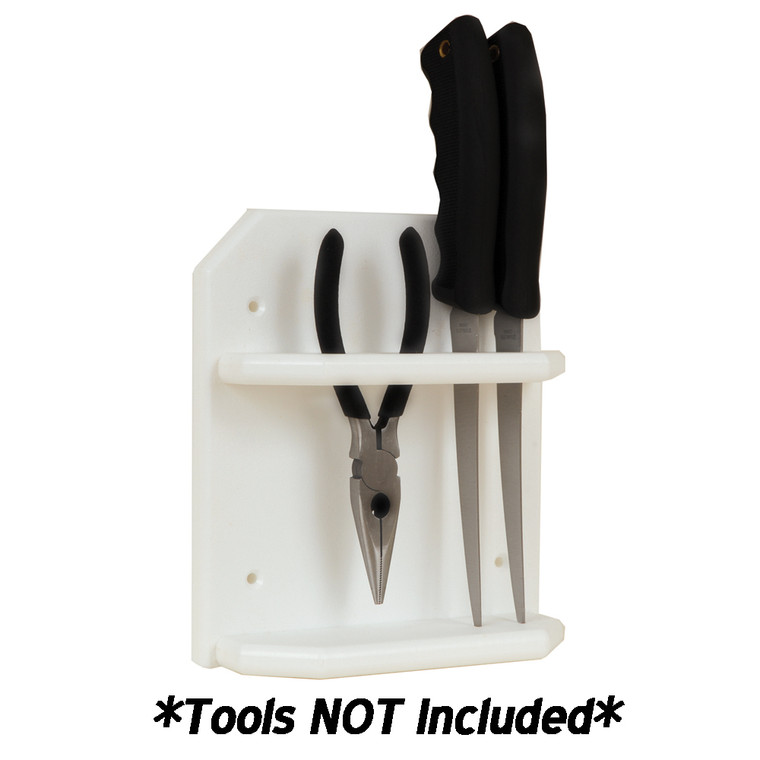 TACO Poly Knife & Plier Holder - White, made by TACO Marine - P01-1000W