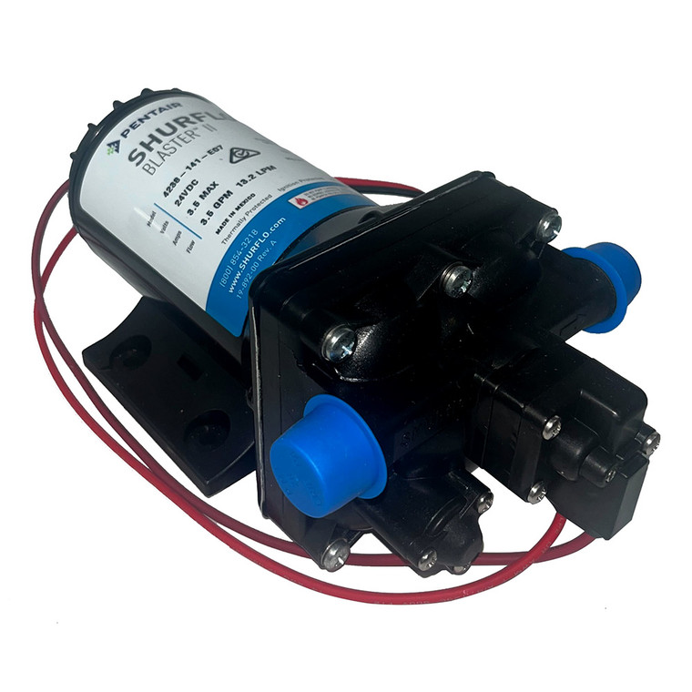 Shurflo by Pentair Blaster II Washdown Pump - 24 VDC - 3.5 GPM - 45 PSI - 4238-141-E07, made by Shurflo by Pentair - 4238-141-E07