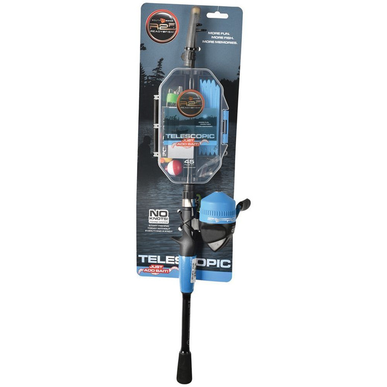 South Bend R2f4 Just Add Bait Telescopic Spincast Combo, made by South Bend - R2F4JABTSC57040051