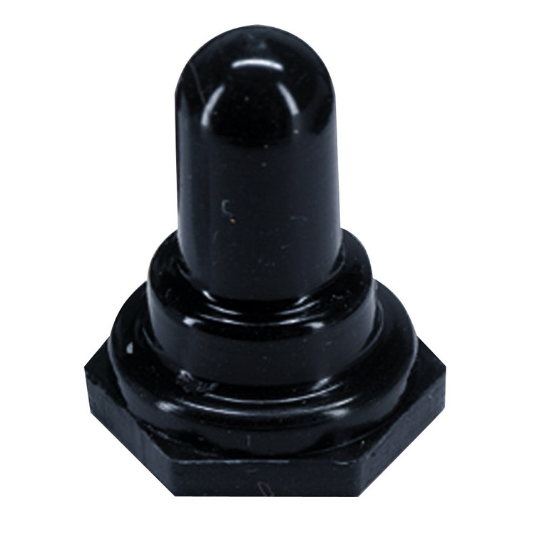 Paneltronics Toggle Switch Boot - 5/8" Hex Nut - Black - 048-001, made by Paneltronics - 048-001