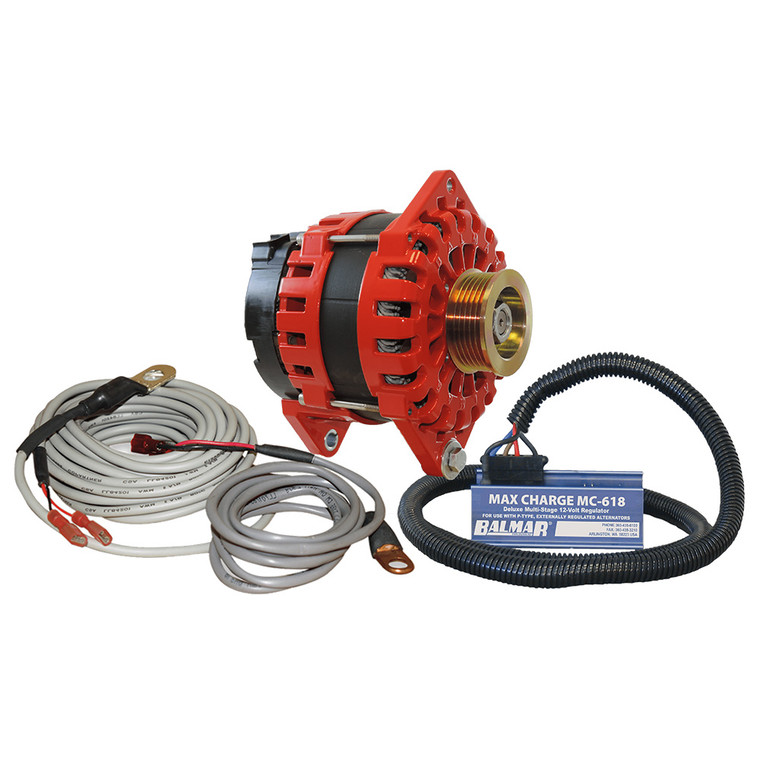 Balmar Alternator 170 AMP Kit 12V 4" Dual Foot Saddle K6 Pulley - XT-DF4-170-K6, made by Balmar - XT-DF4-170-K6 Balmar Alternator 170 AMP Kit 12V 4" Dual Foot Saddle K6 Pulley - XT-DF4-170-K6, made by Balmar - XT-DF4-170-K6