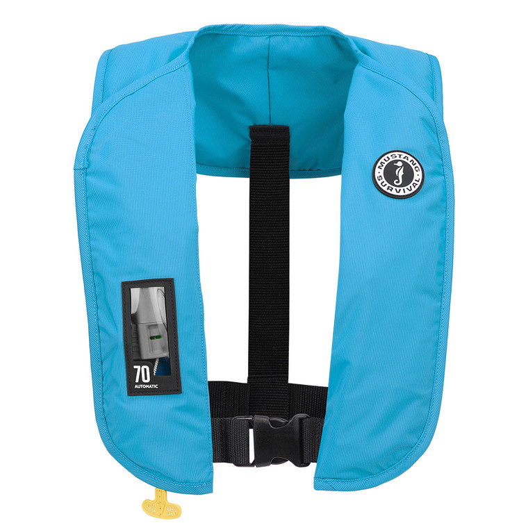 Mustang MIT 70 Automatic Inflatable PFD - Azure (Blue) - MD4042-268-0-202, made by Mustang Survival - MD4042-268-0-202