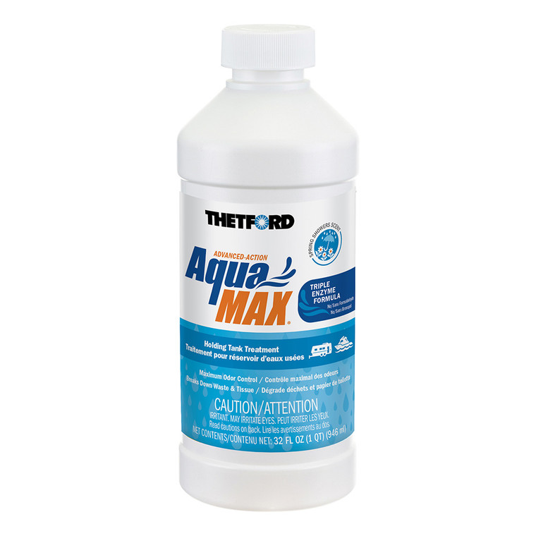 Thetford AquaMax® Holding Tank Treatment - 32oz - Spring Shower Scent - 96635, made by Thetford Marine - 96635 Thetford AquaMax® Holding Tank Treatment - 32oz - Spring Shower Scent - 96635, made by Thetford Marine - 96635