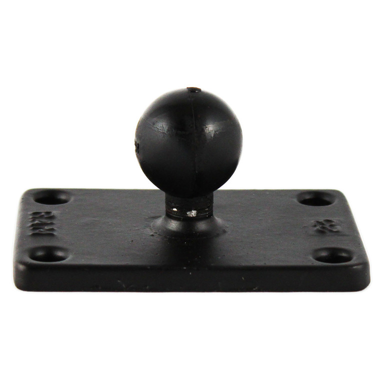 RAM Mount 2" x 3" Rectangle Base w/1" Ball - RAM-B-202U-23, made by RAM Mounting Systems - RAM-B-202U-23