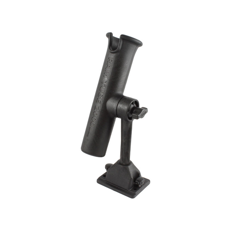 RAM Mount RAM Tube 2000 Holder w/Deck Track Mount - RAM-301-DU, made by RAM Mounting Systems - RAM-301-DU