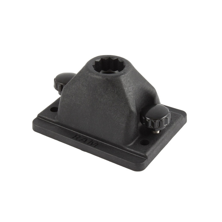 RAM Mount RAM Rod 2000 Deck & Track Mount Base Only - RAM-114DTMU, made by RAM Mounting Systems - RAM-114DTMU