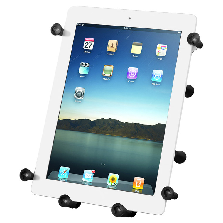 RAM Mount Universal X-Grip III Large Tablet Holder - Fits New iPad - RAM-HOL-UN9U, made by RAM Mounting Systems - RAM-HOL-UN9U RAM Mount Universal X-Grip III Large Tablet Holder - Fits New iPad - RAM-HOL-UN9U, made by RAM Mounting Systems - RAM-HOL-UN9U