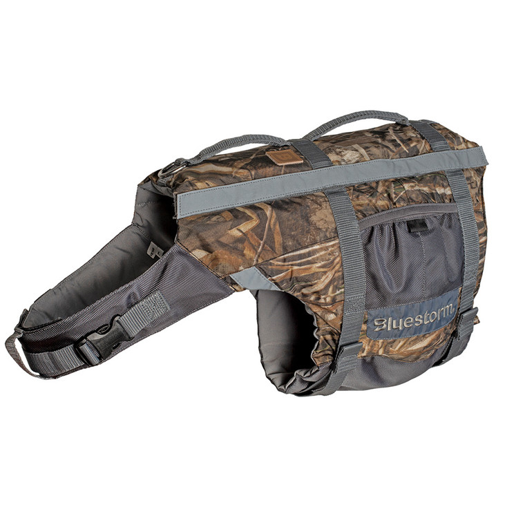 Bluestorm Dog Paddler Life Jacket - MAX5 Camo - Small - BS-ADV-MX5-SMALL, made by Bluestorm - BS-ADV-MX5-SMALL