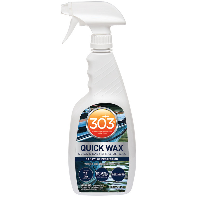 303 Marine Quick Wax - 32oz - 30213, made by 303 - 30213